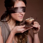 Blindfolded-Women-Eating-Cake